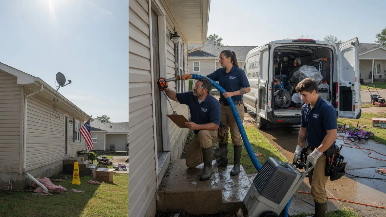 Ceiling Water Damage Restoration in Tucker, AR near me